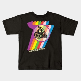 MOTOR BIKING Kids T-Shirt